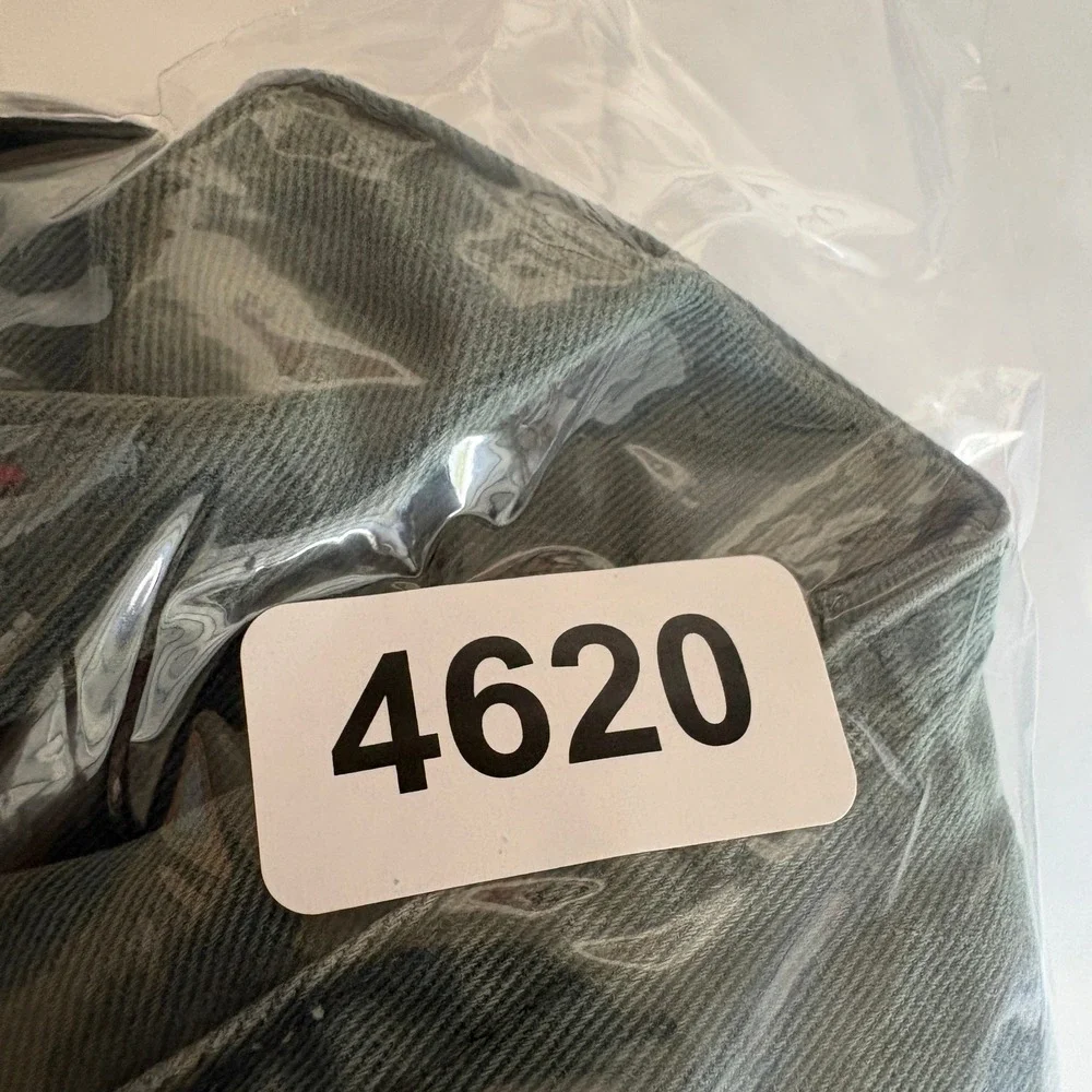 Faded Glory Mens Olive Green Cotton Cargo Shorts Size 30 Utility Workwear 4620